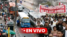 Paro nacional de transportistas este miércoles 23 de octubre EN VIVO: líneas que no operarán y más gremios se suman