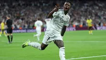 Con hat-trick de Vinícius, Real Madrid remontó 5-2 contra Borussia Dortmund por Champions League