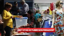 ¿Es feriado irrenunciable el 26 y 27 de octubre, días de Elecciones Municipales y Regionales 2024 en Chile?