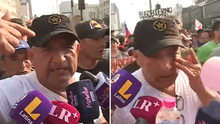 Manifestante se quiebra y llora en vivo durante paro de transportistas: “No confiamos en la Policía Nacional”