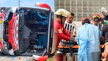 Accidente en Tumbes: más de 30 escolares heridos tras volcadura de bus en la Panamericana norte