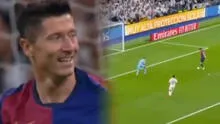 ¡El blooper del día! Robert Lewandowski se falló su hat trick y la mandó al palo sin arquero