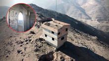 La misteriosa casa de 3 pisos abandonada entre los cerros de Collique, en Comas: tiene un sótano y un cerco eléctrico