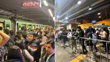 Reportan demoras en la Línea 1 del Metro de Lima: pasajeros esperan más de una hora desde la estación Arriola