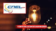 Horario de corte de luz en Guayaquil, Quito y en todo Ecuador HOY, CNEL: consulta el corte de energía para este jueves 31 de octubre