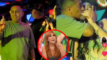 Christian Cueva hace POLÉMICO gesto en concierto con Pamela Franco y Magaly Medina lo ENCARA: "Es un grosero"