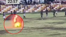 Cámara capta el impactante instante en que rayo mató a un jugador y dejó un herido de gravedad en torneo de fútbol de Huancayo