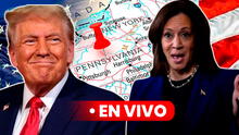 ¿Quién ganó en Pensilvania EN VIVO? Resultados Elecciones en Estados Unidos de Kamala vs. Trump HOY