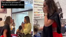 Mujer arma escándalo en peluquería por corte de cabello fallido: "¿Calma, calma?"