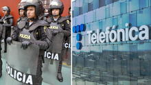 Telefónica dejó de ser proveedor de internet de la Policía por sanción que impide renovación de contrato