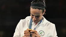 Campeona de box en París 2024 Imane Khelif denuncia a medio por cuestionar presunta condición biológica de género