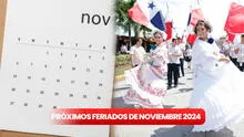 Calendario noviembre 2024 con feriados en Panamá: ¿cuáles son los próximos días libres?