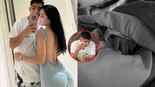 Cielo Berrios, novia de Piero Quispe, celebran la llegada de su primera hija con emotiva foto; ¡Ya son papás!