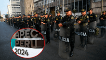 Anuncian gran contingencia policial por aire y tierra durante APEC 2024 ante inminentes protestas