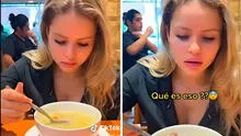 Turista se sorprende al encontrar insólito ingrediente en sopa peruana: "Es el toque del sabor"