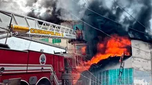 Incendio en Lima HOY EN VIVO: 24 unidades de bomberos atienden emergencia en Barrios Altos