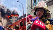 Bomberos alertan avance de incendio hacia Barrios Altos: "Adentro (hay) almacenamiento de pirotécnicos"