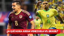 ¿A qué hora juega Venezuela vs. Brasil por las Eliminatorias Sudamericanas 2026?