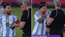 Lionel Messi 'explotó' contra el árbitro Daronco y le dijo de todo en el Argentina vs Paraguay