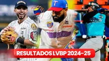 Resultados LVBP hoy EN VIVO: revisa el marcador, pitchers, lineups e incidencias vía Béisbol Play