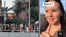 Periodista extranjera relata panorama de protestas en las afuera de evento del APEC: "El peruano no se deja"