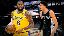 San Antonio Spurs vs. LA Lakers: ¿dónde y a qué hora ver EN VIVO el juego por la NBA Cup 2024?