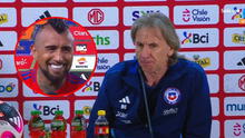 Ricardo Gareca se muestra satisfecho con actuación de Vidal pese a empate en el Perú vs Chile: "Tuve una percepción buena"