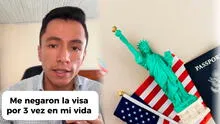 Latino revela que le negaron la visa de Estados Unidos 3 veces: estas son las preguntas que le hicieron y falló