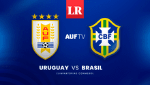 [AUF TV EN VIVO] Uruguay vs Brasil: ¿a qué hora y dónde ver el partido por las Eliminatorias 2026?