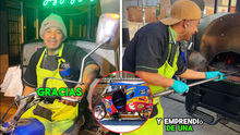 Venezolano sorprende al convertir su mototaxi en una pizzería artesanal y causa furor en el Callao: ''Empecé con un triciclo''