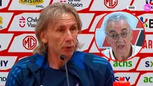 Ricardo Gareca se altera con periodista chileno por compararlo con Jorge Fossati: "No le puedo contestar"