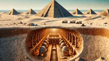 Esta era la función secreta del túnel subterráneo que une las 30 pirámides de Egipto, según arqueólogos