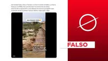 Video no muestra "tsunami tras abrir la compuerta" durante la DANA en España