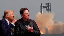 Donald Trump se reúne con Elon Musk para ver el lanzamiento del cohete Starship de SpaceX en Texas