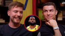 ¿A lo LeBron James en la NBA? Cristiano Ronaldo revela si jugará junto a su hijo en charla con MrBeast