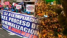 Mineros artesanales protestan en exteriores del Congreso: estas son las demandas que movilizan a cientos