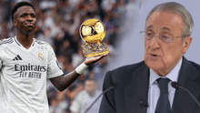 Florentino Pérez acusa a UEFA y periodistas de 'boicotear' Balón de Oro de Vinícius: "Nadie los conoce"