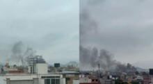 Reportan incendio en La Victoria: siete unidades de bomberos atienden la emergencia