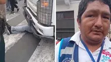 Ambulante de Mesa Redonda se atrinchera bajo camión para evitar que incauten su mercadería: "Yo me valgo de eso"