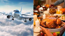 ¿Viajas en el Thanksgiving Day? Estos son los alimentos prohibidos en los aviones de Estados Unidos