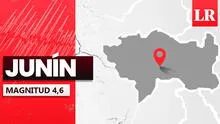 Temblor de magnitud 4,6 remeció Junín hoy, según IGP