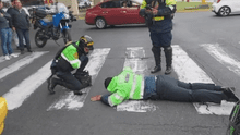 Delincuentes le disparan a policía en San Borja tras impedir el asalto a un cambista