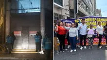 Comerciantes protestan por clausura de 5 galerías de Mesa Redonda: uno tendrá que pagar hasta S/144.000 de multa en solo 2 días