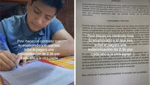 Pareja acuerda pagar S/2.500 al otro en caso de infidelidad y usuarios dicen: "Compartan el documento"