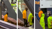 Luis Advíncula y su desoladora salida del estadio tras expulsión y eliminación de Boca Juniors de la Copa Argentina