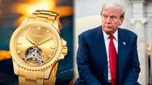 La derrota de Trump: fracasa la venta de relojes de oro del presidente electo de EE. UU. que valían US$100.000