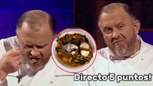 Peruana deja impresionado a chef ruso en programa en vivo con su platillo de sopa de res: "Siento que me dio poder"