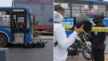 Motociclista muere tras chocar con bus de empresa ‘La 18’ en Cercado de Lima: incidente generó gran congestión