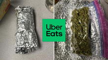 No era un "burrito": conductor de Uber Eats descubre que su entrega era marihuana disfrazada