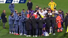 Conmoción en Italia: jugador de Fiorentina se desvaneció en pleno partido y jugadores lloraron de preocupación